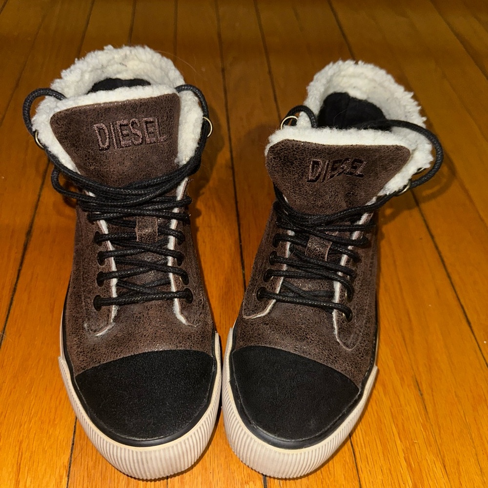 Diesel Brown and Black Women's Shoes